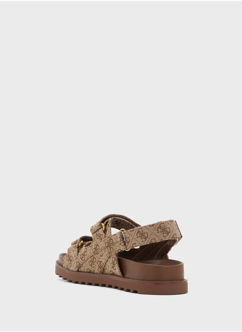 GUESS Multi Strap Flat Sandals  - Image 3