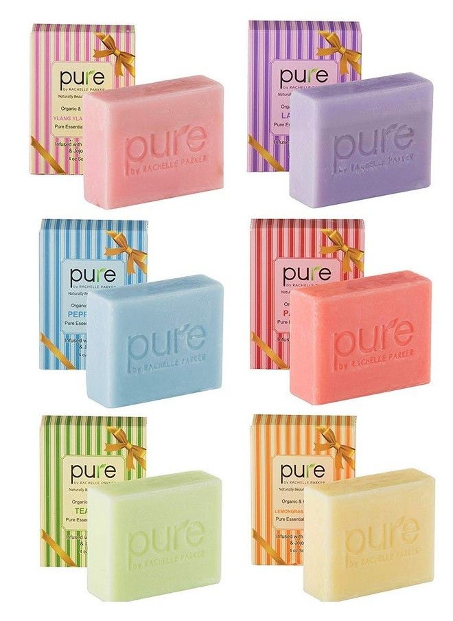 Rachelle Parker - Natural Handmade Essential Oil Artisan Soap Bars. Hypoallergenic Moisturizing Shea Butter Coconut Oil & Jojoba Oil Body Soap Face Soap Bath Soap Bars. Ready To Gift Handmade Soap Bars - Image 1