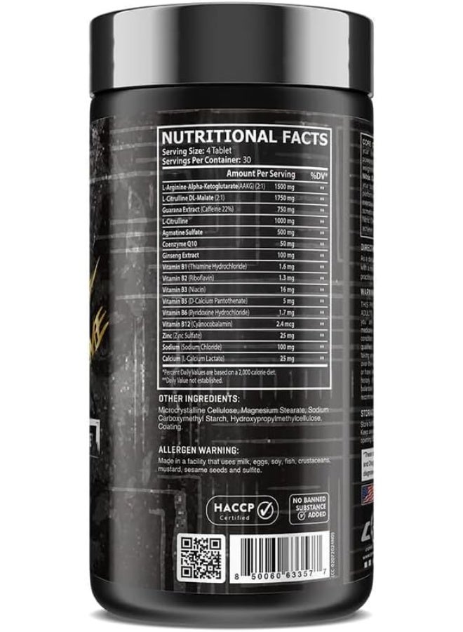 كور تشامبس نيتريكس إكستريم - ١٢٠ قرصًا | دعم أكسيد النيتريك لزيادة حجم العضلات وزيادة الطاقة وتحسين أداء التمرين - Image 2