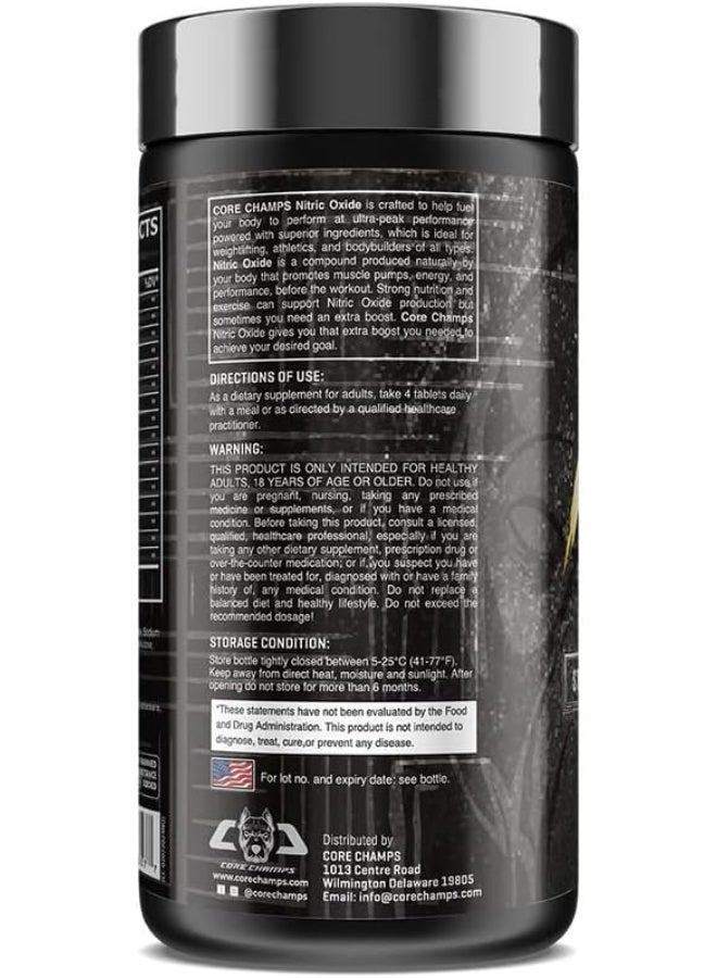 كور تشامبس نيتريكس إكستريم - ١٢٠ قرصًا | دعم أكسيد النيتريك لزيادة حجم العضلات وزيادة الطاقة وتحسين أداء التمرين - Image 3