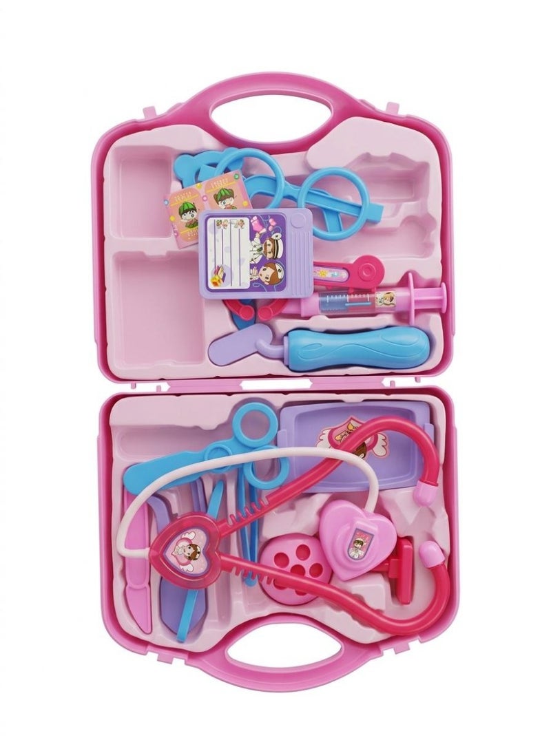 لعبه دكتور حقيبة أدوات طبيب للأطفال | مجموعة دكتور كاملة بسماعة وأدوات فحص، لعبة تعليمية لتنمية الخيال وتمثيل الأدوار - Image 2