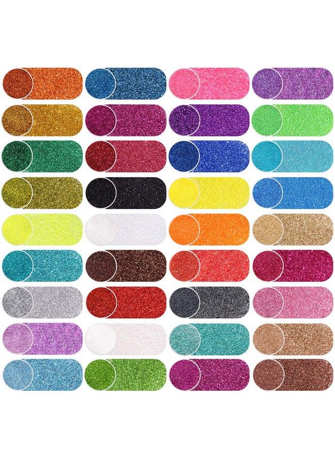 Estanoite Extra Fine Glitter Set Of 36 Colors Nail Arts Cosmetic Glitter Resin Crafts Loose Glitter Powder Shaker For Face Body Hair Eye Lip Gloss Makeup Slime And Tumbler Making - Image 5