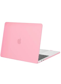 Generic MacBook Pro 13 Inch Case Cover 2022- 2016 Release A2338 M1 A2289 A2251 A2159 A1989 A1706 A1708 Touch Bar Plastic Hard Shell And Screen Protector Pink  - Image 2