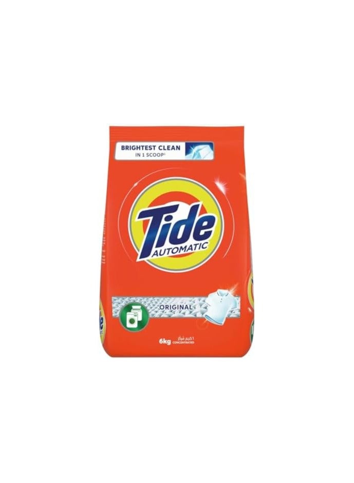 Tide Automatic Powder Laundry Detergent, Original Scent, 6 kg - Image 1