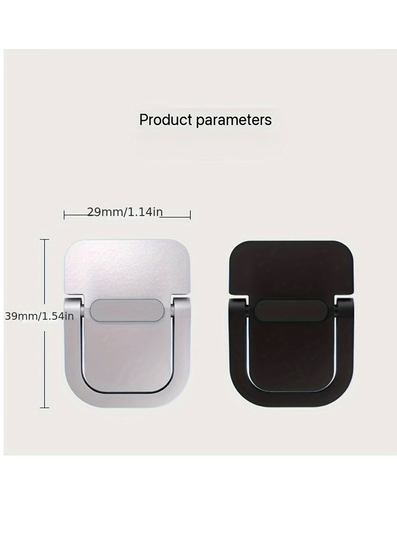 Generic 2-Pack Aluminum alloy laptop stand invisible stand mini universal raised suspended heat dissipation tablet stand  - Image 2