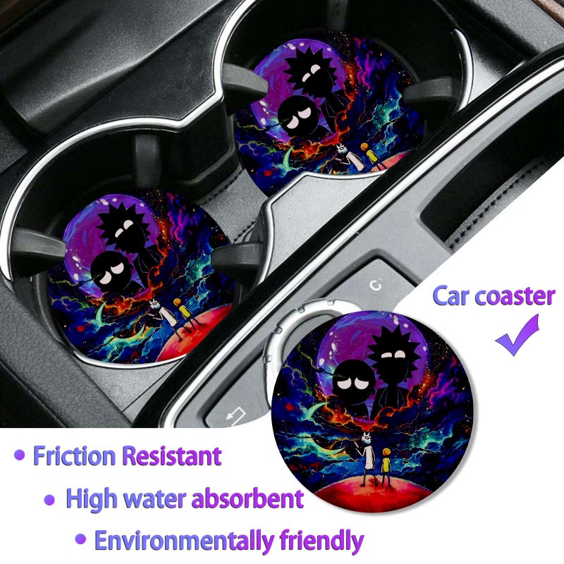 DGDRHZ Anime License Plate Framesï¼ŒAnime Car Accessories for Women and Men ï¼ŒCute License Plate Holderï¼ŒAluminum License Plate Frame Fits Standard US Vehicles Size 12.2 x 6 Inch (Black-2pcs) - Image 3