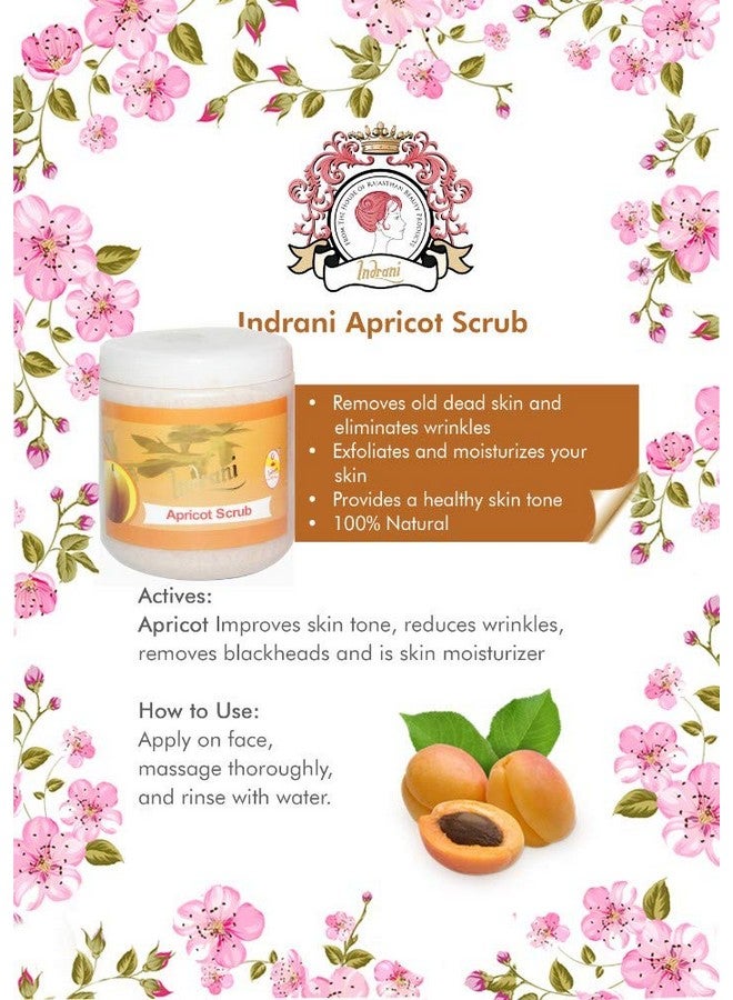 Indrani Cosmetics Indrani Apricot Scrub 500 Gms - Image 3