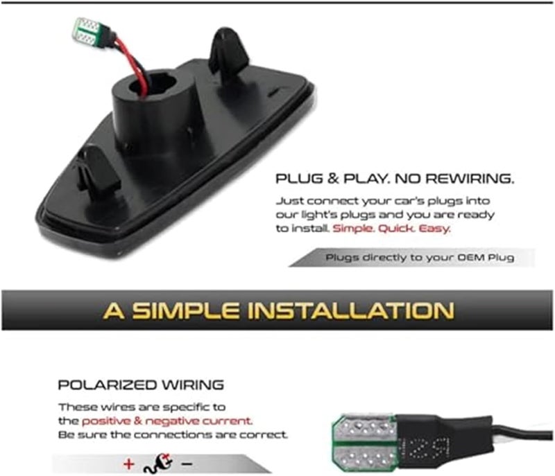 Wivplex Side Mirror Indicator Lights for Hummer H3/H3T - Image 2