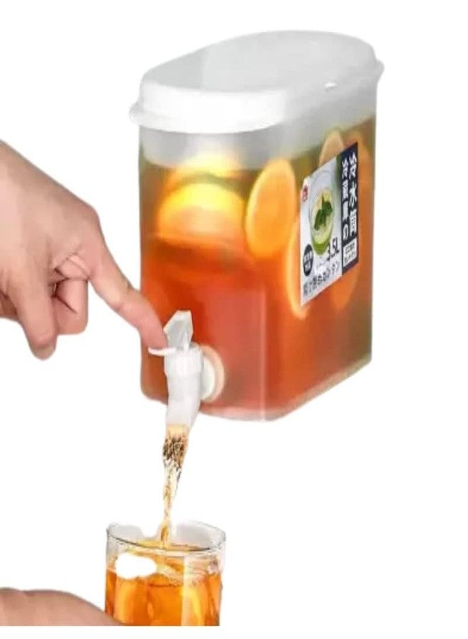 Drumstone 𝐃𝐫𝐮𝐦𝐬𝐭𝐨𝐧𝐞 𝟏𝟎-𝐘𝐞𝐚𝐫 𝐖𝐚𝐫𝐫𝐚𝐧𝐭𝐲 Cold Beverage Kettle | Fridge-Friendly Juice & Water Dispenser with Faucet | Large-Capacity Iced Drink Jug for Home, Parties & Daily Use - Image 1