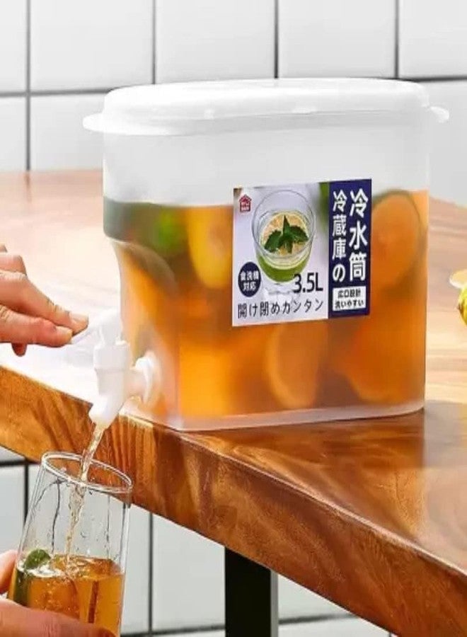 Drumstone 𝐃𝐫𝐮𝐦𝐬𝐭𝐨𝐧𝐞 𝟏𝟎-𝐘𝐞𝐚𝐫 𝐖𝐚𝐫𝐫𝐚𝐧𝐭𝐲 Cold Beverage Kettle | Fridge-Friendly Juice & Water Dispenser with Faucet | Large-Capacity Iced Drink Jug for Home, Parties & Daily Use - Image 2