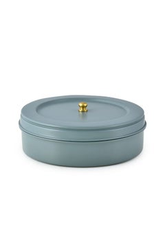 Elan Elan Stainless Steel Casserole Roti Box Chapatti Hotpot & Hot Case - 1500ml | Moss Green Design | Food Grade | Ideal for Serving and Storage | Easy to Carry  - Image 4