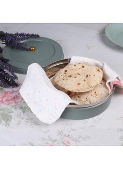 Elan Elan Stainless Steel Casserole Roti Box Chapatti Hotpot & Hot Case - 1500ml | Moss Green Design | Food Grade | Ideal for Serving and Storage | Easy to Carry  - Image 2