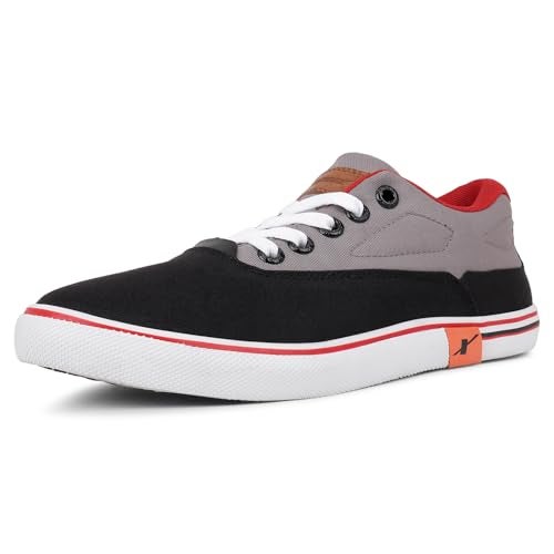 SPARX Mens SM 322 | Stylish, Comfortable | Black Sneaker - 9 UK (SM 322) - Image 1