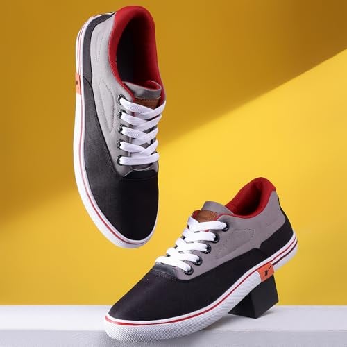 SPARX Mens SM 322 | Stylish, Comfortable | Black Sneaker - 9 UK (SM 322) - Image 2