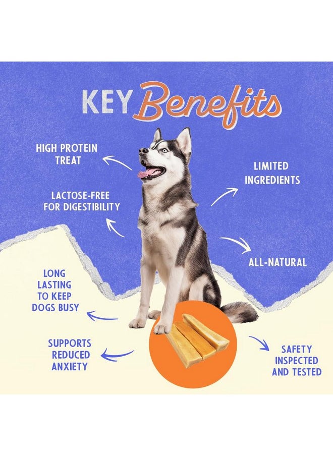هيمالايان_دوج_تشو - مضغ الكلاب الأصلي من Himalayan Dog Chew، 3 أعواد كبيرة جدًا، 3.3 أونصة، خالٍ من الجلوتين، مكافآت صحية للكلاب، خالٍ من الحبوب واللاكتوز، طبيعي بنسبة 100%، مضغ للكلاب يدوم طويلاً للكلاب التي يقل وزنها عن 65 رطلاً - Image 1