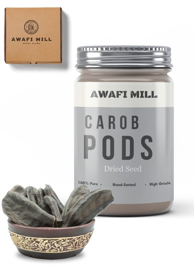 Awafi Mill - Carob Pods Cuts with Seeds | Pure Natures Sweet Delight | Natural and Non GMO - Image 1