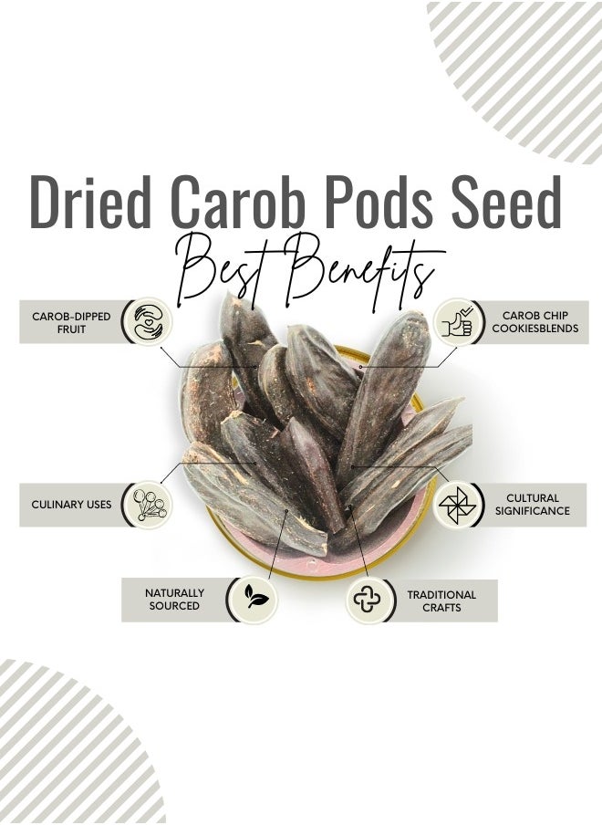 Awafi Mill - Carob Pods Cuts with Seeds | Pure Natures Sweet Delight | Natural and Non GMO - Image 1