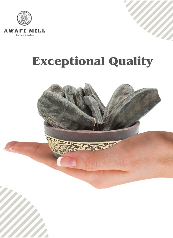 Awafi Mill - Carob Pods Cuts with Seeds | Pure Natures Sweet Delight | Natural and Non GMO - Image 1
