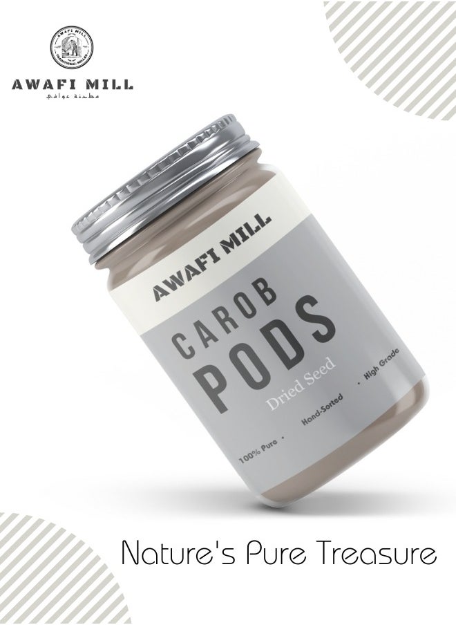 Awafi Mill - Carob Pods Cuts with Seeds | Pure Natures Sweet Delight | Natural and Non GMO - Image 1