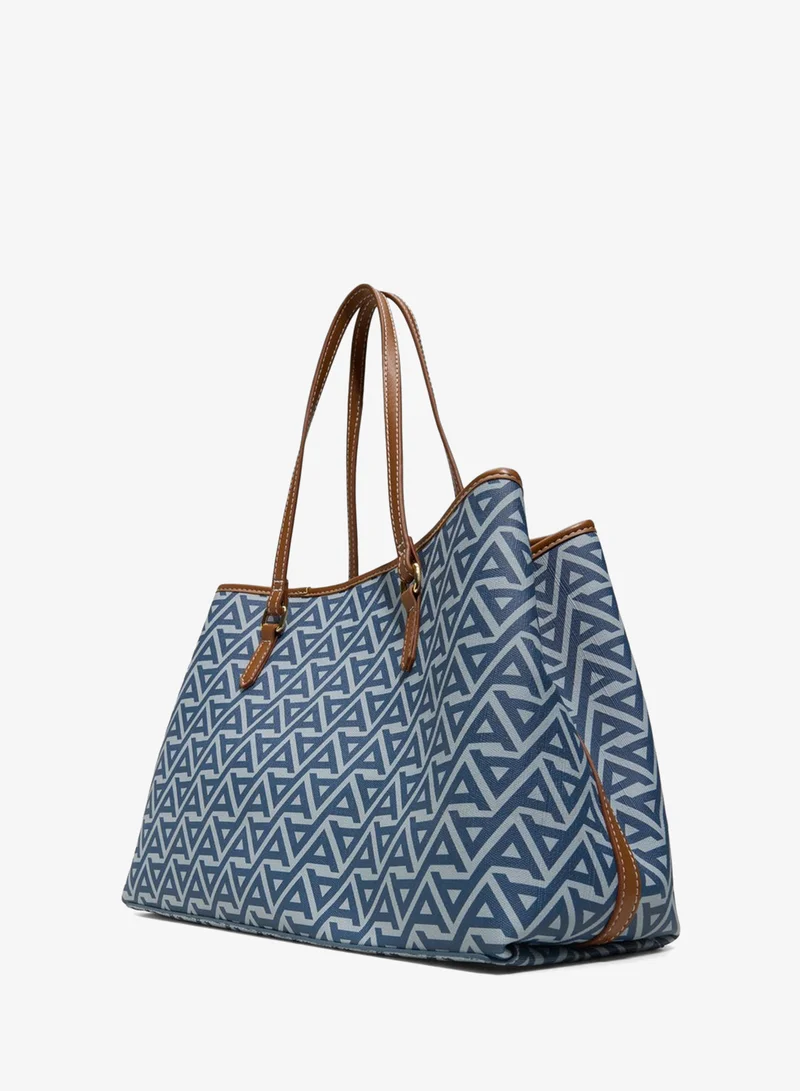 Aldo  ISEDRA Monogram Patterned Tote Bag for Women | Best Price UAE