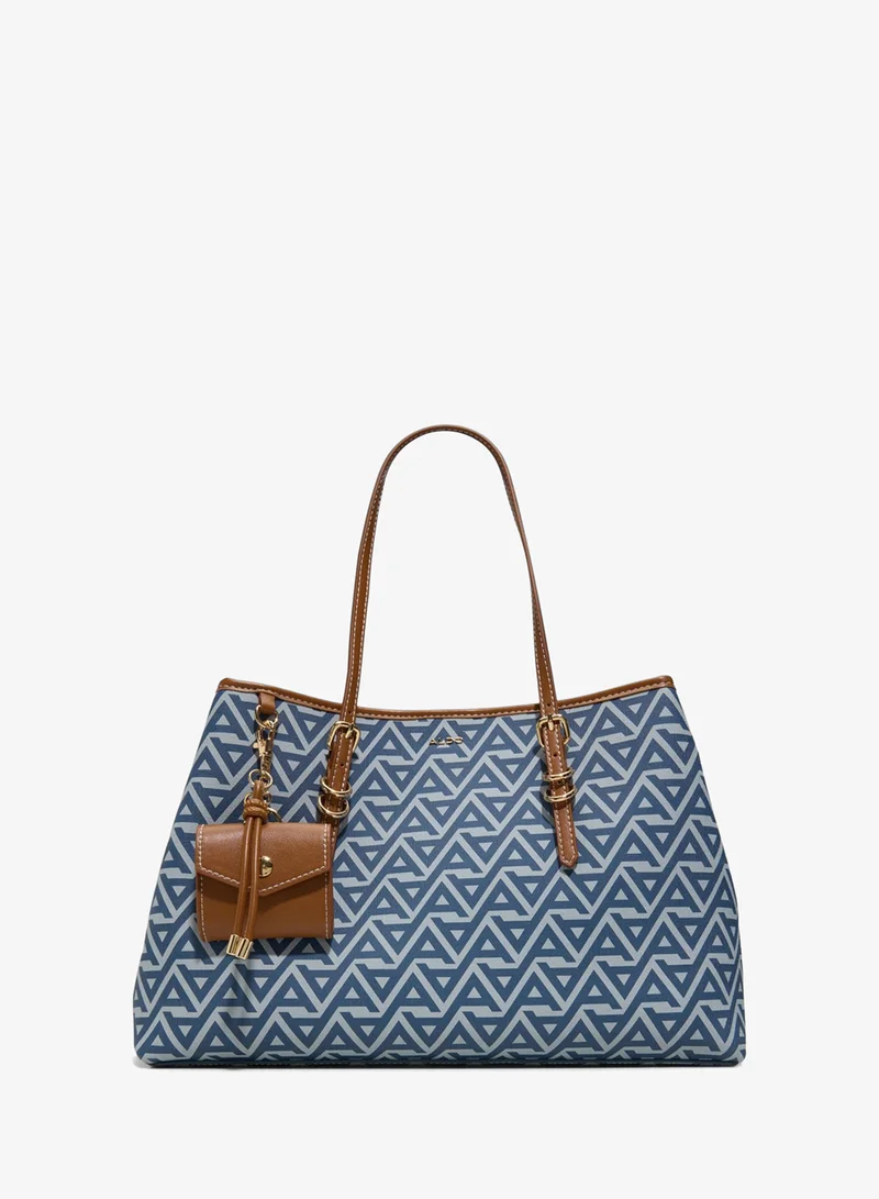 ISEDRA Monogram Patterned Tote Bag