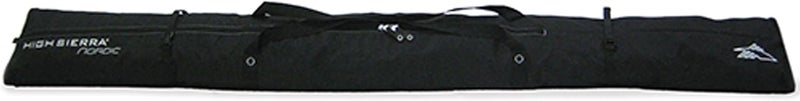 High Sierra Padded Double Ski Bag for Two Pairs of Nordic Skis - Black