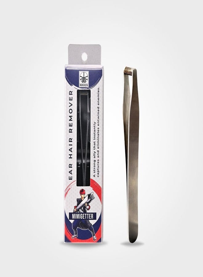 NIKKEN MIMIGETTER Ear hair remover Made in Japan Custom-made spring Easy to clean & rust-resistant stainless steel - Image 1