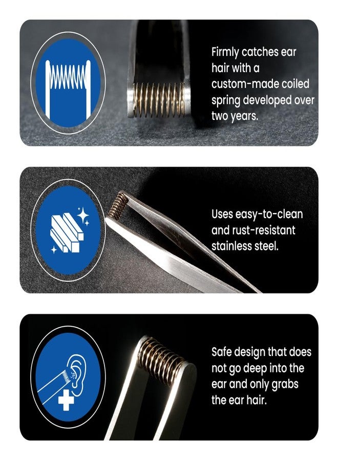 NIKKEN MIMIGETTER Ear hair remover Made in Japan Custom-made spring Easy to clean & rust-resistant stainless steel - Image 3
