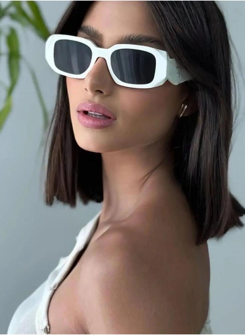 PRADA - Women's Cat Eye Sunglasses, White - Image 1