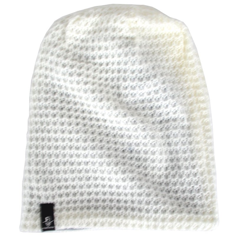 VECRY Men's Slouchy Beanie Knit Crochet Rasta Cap for Summer Winter (Cream) - Image 3