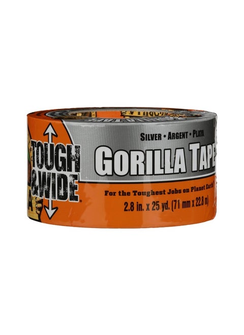 TougHand Wide Utility Tape 1 Pack Silver