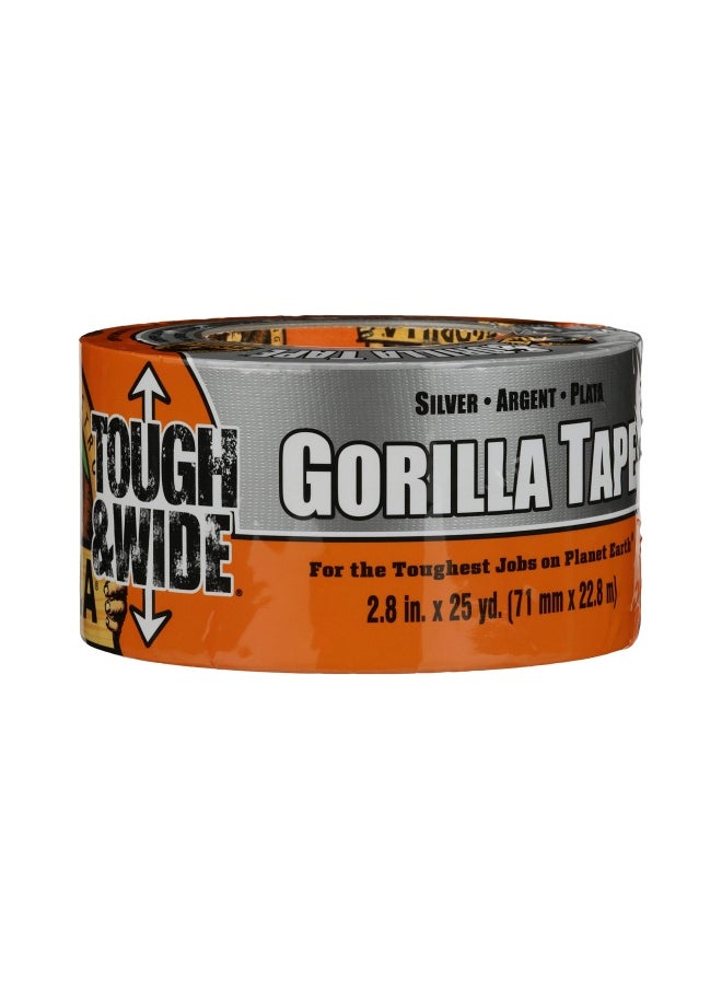 Gorilla TougHand Wide Utility Tape 1 Pack Silver  - Image 1