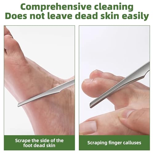 KLIFFOO Pedicure Knife For Feet 5 Pcs Dead Skin Corn Foot Callus Remover Kit Foot Care Nail Knives for Ingrown Toenail File and Lifters, Foot Repair Tools Sharp Blades Dead Skin Remover Foot Scraper - Image 5