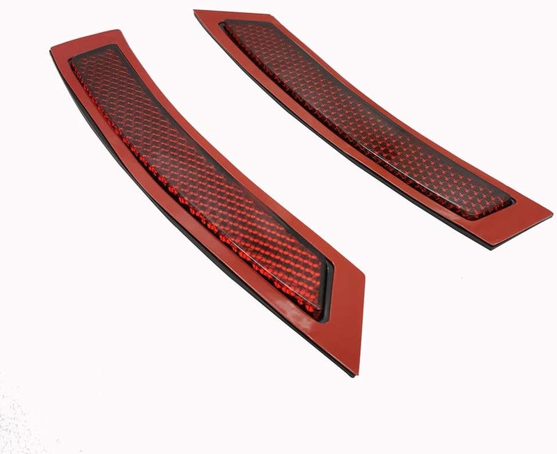 GSRECY 2pcs for BMW E92 E93 3 Series 2DR 2007-2013 Front Side Marke Fender Bumper Reflector (RED Lens) - Image 1