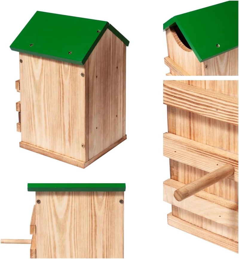 humberboat Owl House Owl Box with Bird Stand Design (House) - Image 4