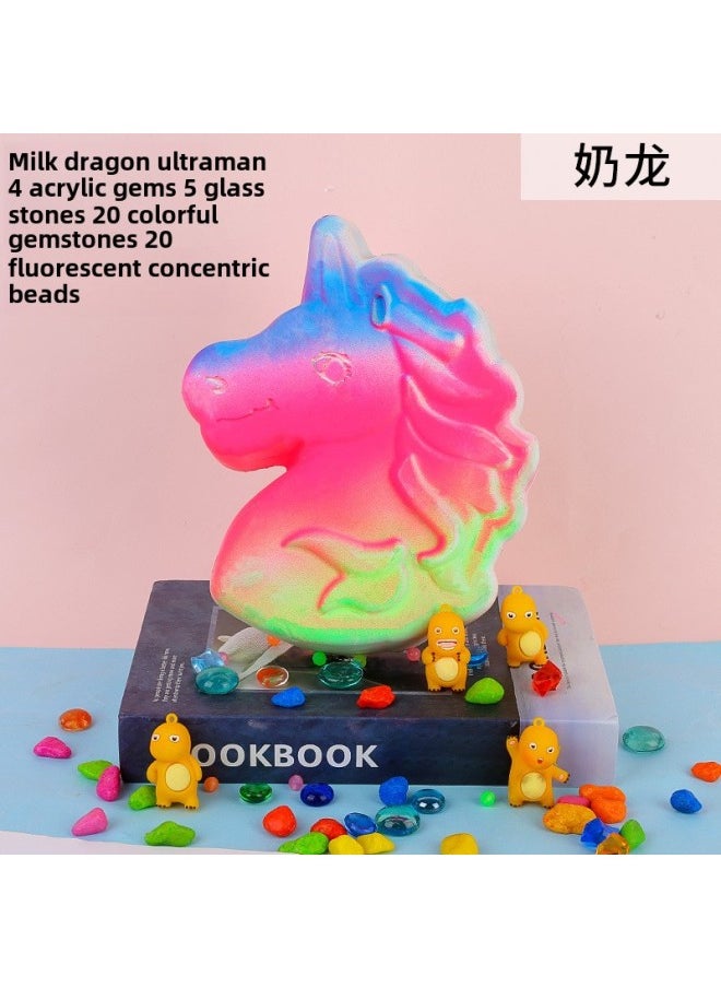 Generic - Ultraman Archaeological Digging Toys Blind Box Archaeological Dinosaur Fossils Children's Archaeological Educational Digging Gem Stall-Color:Galaxy Ultraman❤The Whole Box Put 60 - Image 1