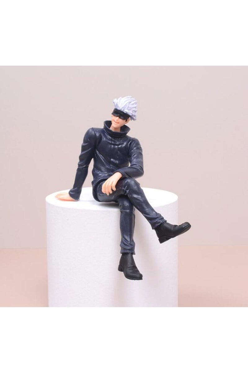 pack by bag Satoru Gojo Sitting Version Figure Model Toys 13cm
