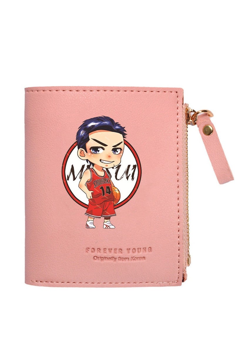 KUYING Slam Dunk Anime Student Lightweight Wallet Card Bag  - Image 1