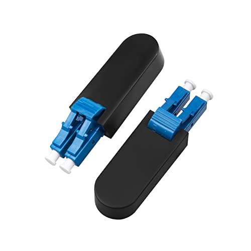 Duogalia LC/UPC Fiber Optic Loopback Adapter Optical Cable 9/125 Singlemode Test Adapter Connector for Testing Applications,4 Pack - Image 2