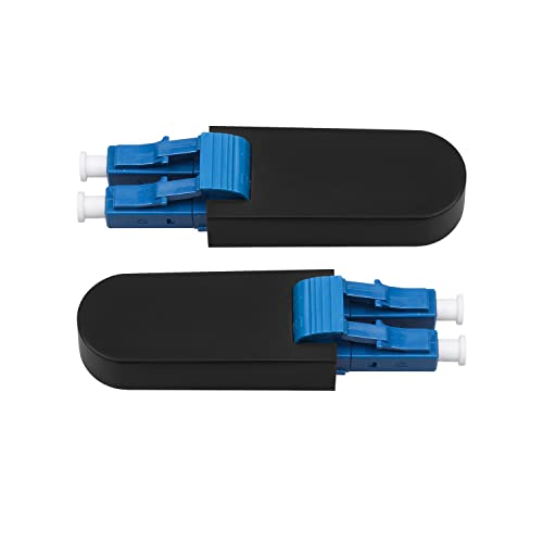Duogalia LC/UPC Fiber Optic Loopback Adapter Optical Cable 9/125 Singlemode Test Adapter Connector for Testing Applications,4 Pack - Image 4