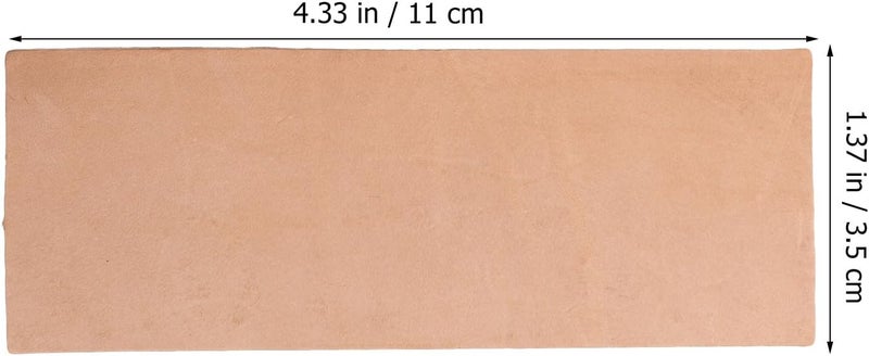 Zerodeko Leather Strop and Stropping Block Kit with Polishing Compound for Knife Sharpening and Blades Polishing, 2pcs Set for Kitchen and Home Use - Image 2