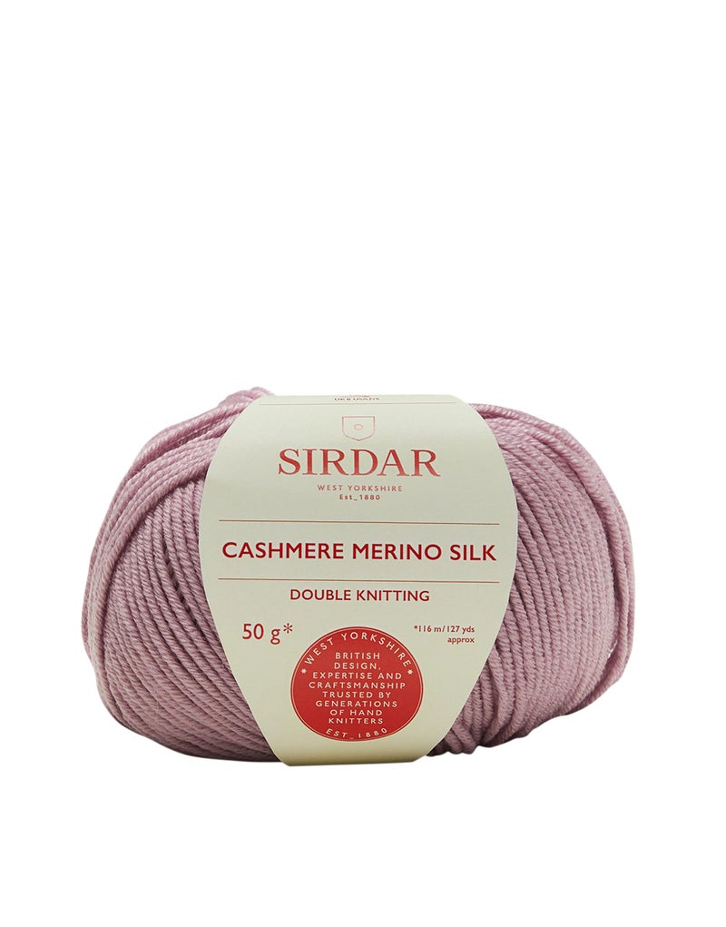 Sirdar Cashmere Merino Silk DK Double Knitting Lilac Blossom 410 50g