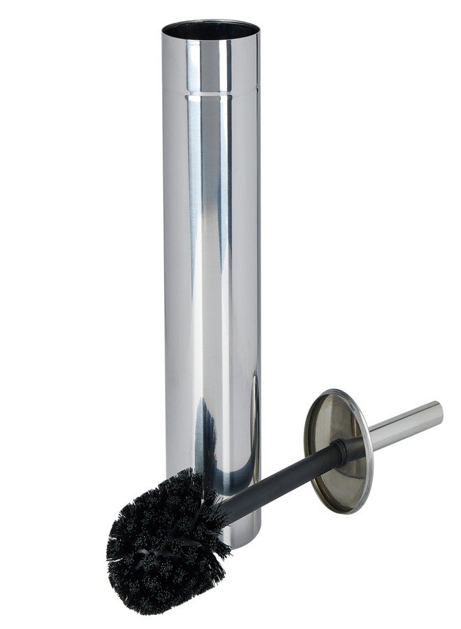 Bath Bliss Toilet Brush with Weighted Base | Slender Design | 360 Degree Brush | Bathroom Cleaning | Chrome - Image 3