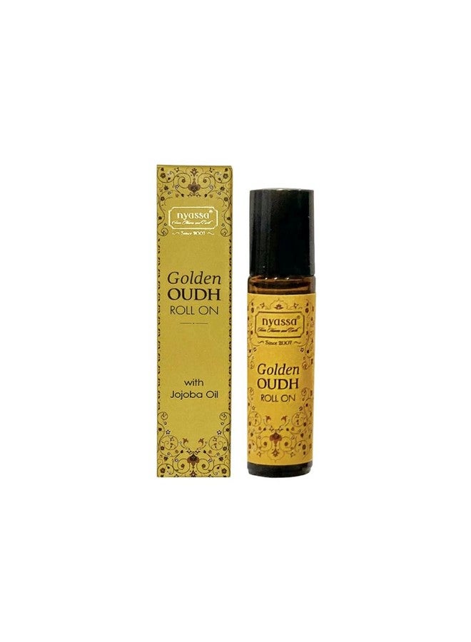 Nyassa Golden Oudh Roll On 10ml with Jojoba Oil and Fragrane Oil Blend - Image 1