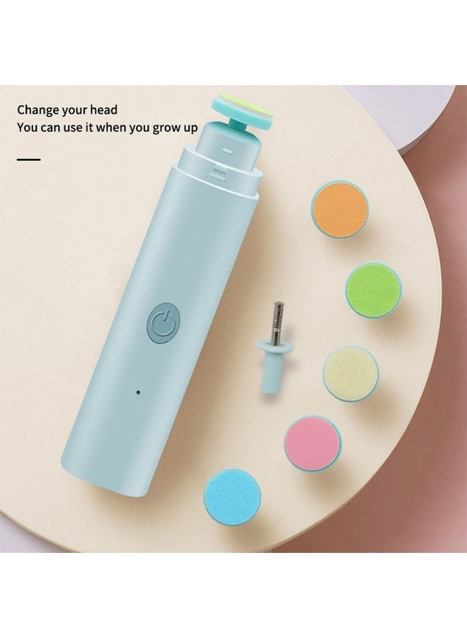Beauenty Baby Nail Clippers with Light with 6 Grinding Heads, Baby Nail File Electric Rechargeable, Baby Nail Trimmer Electric, Grooming Kit for Infant,Newborn,Toddler Nail Filer, Trim and Polish - Image 4