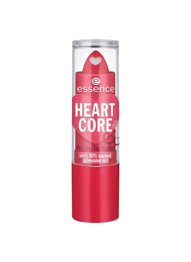 Essence Essence Heart Core Fruity Lip Balm With 10 Percent Sweet Almond Oil- 01 Crazy Cherry  - Image 1