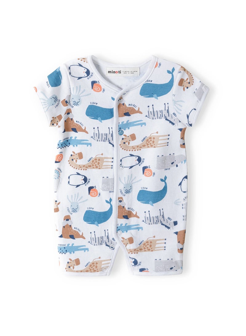 مينوتي طقم من 2 رومبرز أطفال بأكمام قصيرة وأزرار سفلية - Image 2