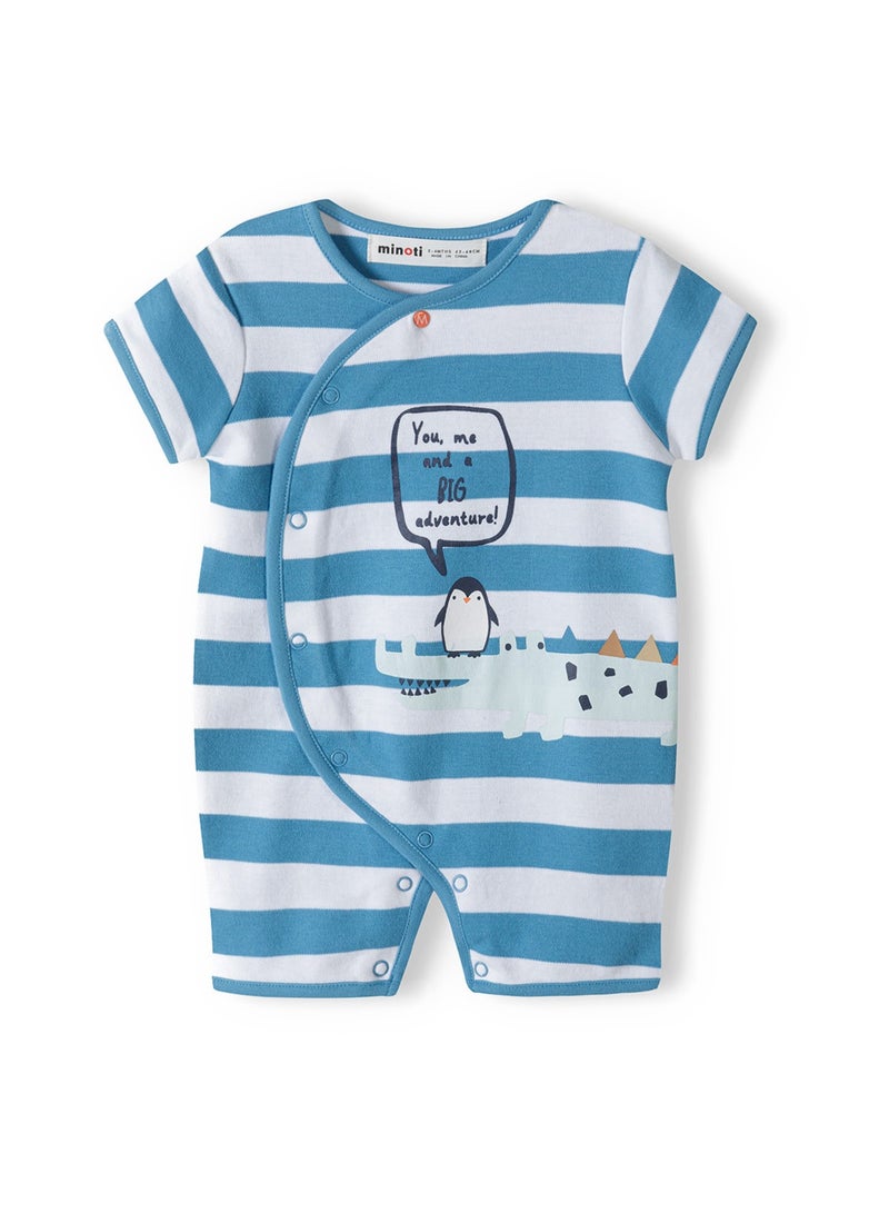 مينوتي طقم من 2 رومبرز أطفال بأكمام قصيرة وأزرار سفلية - Image 4