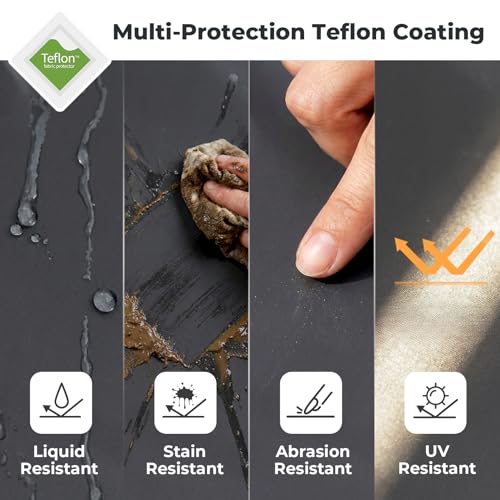 Alvantor® Shower Tent Pop Up Changing Room Outdoor Shower Enclosure Pop Up Privacy Tent Toilet Shelter Camping Dressing Room Portable Teflon Coating Fabric 4’x4’x7' Patent Pending - Image 2