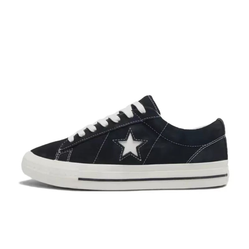 Converse One Star 95 Minimalist Retro Low-Top Casual Sneakers for Men and Women - Black A14711C - Image 3